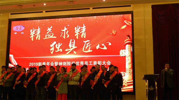 九洲国际官网股份2019年度新春年会暨优良员工赞美大会圆满召开