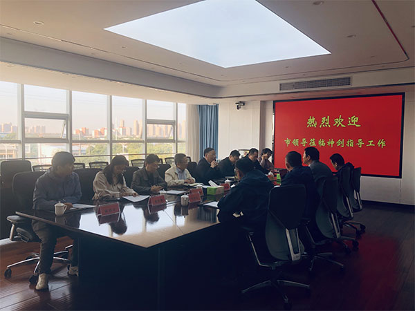 常德市政协副主席袁发林一行莅临公司调研
